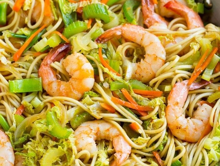 schnelle pasta rezepte zudeln mit garnelen low carb noodles selber machen
