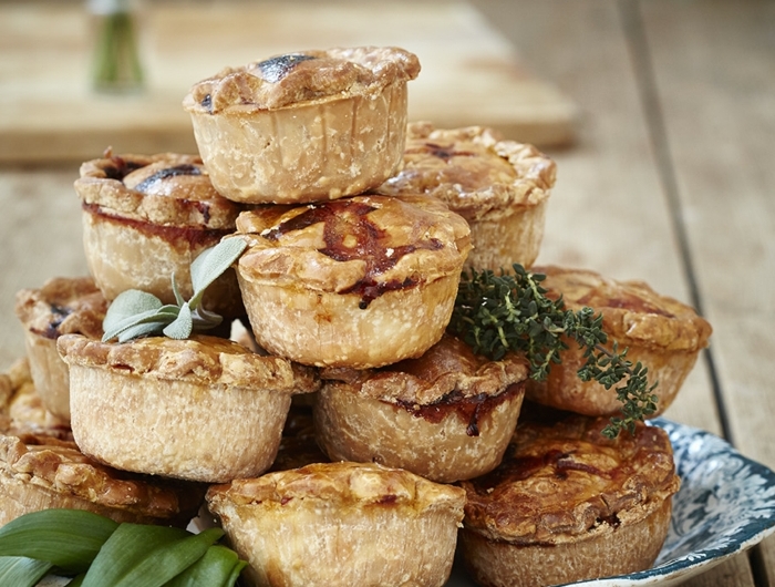 bray’s cottage pork pies photographed by alun callender for country living.