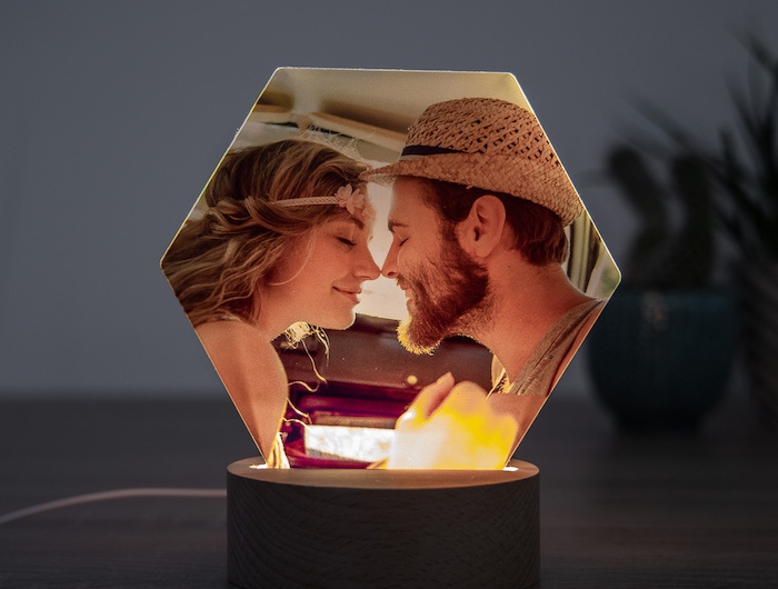 valentinstag geschenke für frauen schön valentinstag idee valentinstag led lampe mit foto personalisiert