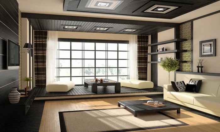 wohnzimmer japanischer stil wabi sabi wohnen japanische inneneinrichtung wohnzimmer japanisch einrichten wabi sabi interior niedriger teetisch natürliche wandfarben beige sofa kremig