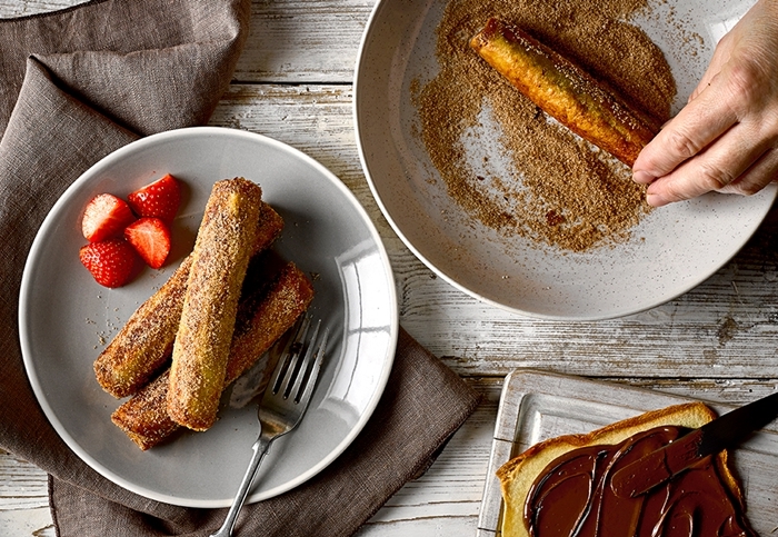 das beste rezept für arme ritter french toast rolls mit nutella und zimt