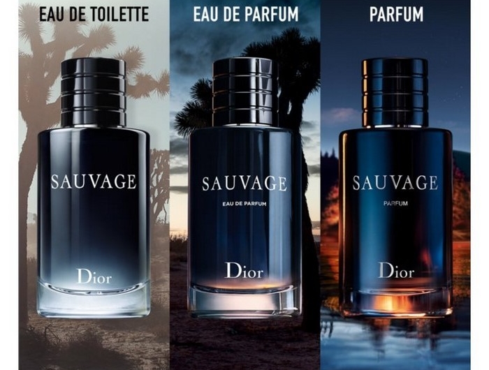 dior sauvage eau de parfum für herren die besten parfüme für männer kaufen flasche auf blauem hintergrund