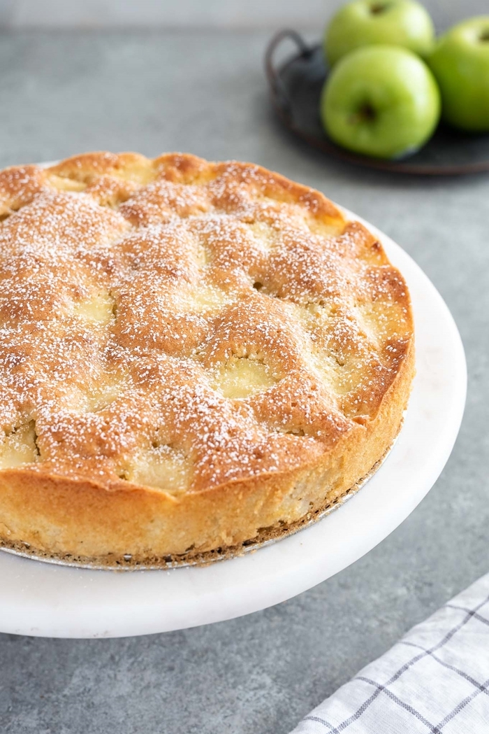 apfelkuchen rezept einfach schnelle backrezepte kuchen ideen rührkuchen grüne äpfel