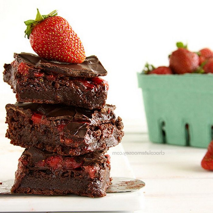 brownies glutenfrei gesunde brownies selber machen rezept für glutenfreie brownies mit erdbeeren türmchen mit brownies