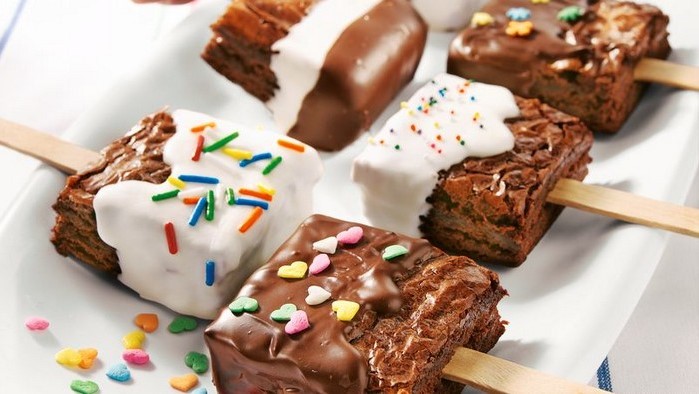 brownies ohne ei glutenfreie brownies selber machen backmischung brownies am stiel mit schokolade und zuckerglasur