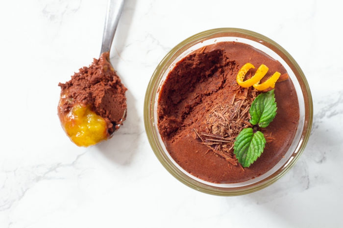 gesunde nachtisch ideen mousse au chocolat rezept vegane desserts inspo