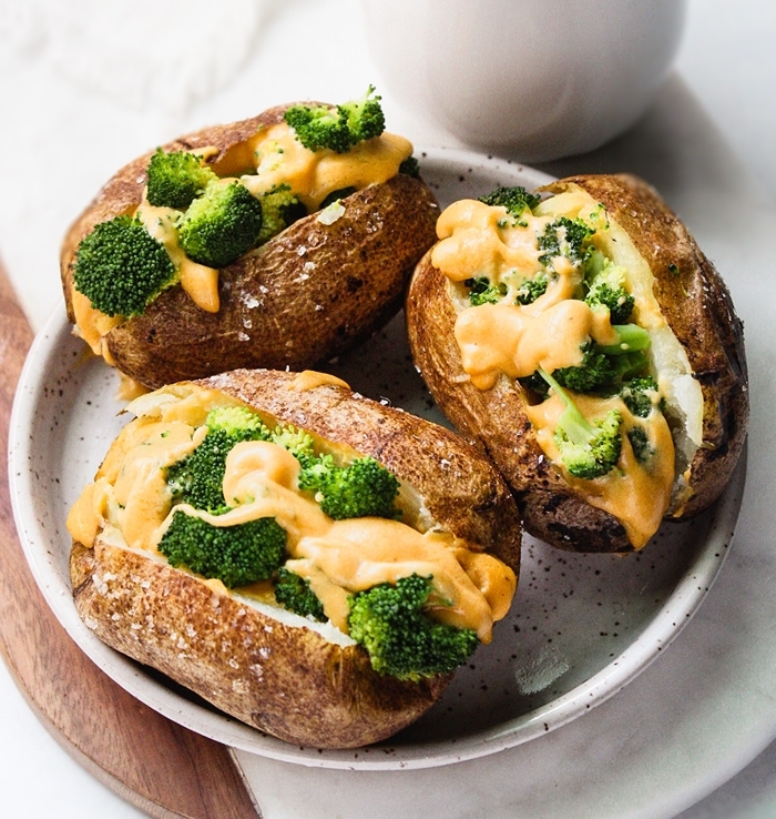 kartoffel mit käse und brokkoli schnelle backrezepte ofenkartoffeln rezept