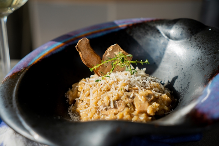 risotto mit pilzen und parmesan schnelle gerichte mitagessen ideen reis kochen