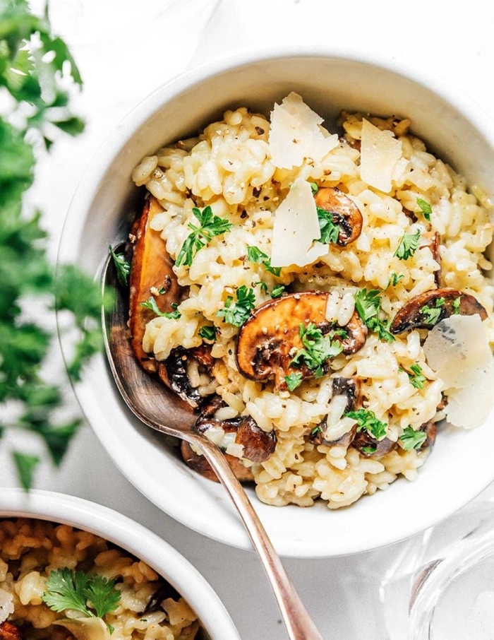 risotto ohne wein kochen pilzrisotto das beste rezept abendessen ideen köstlich vegetarisch