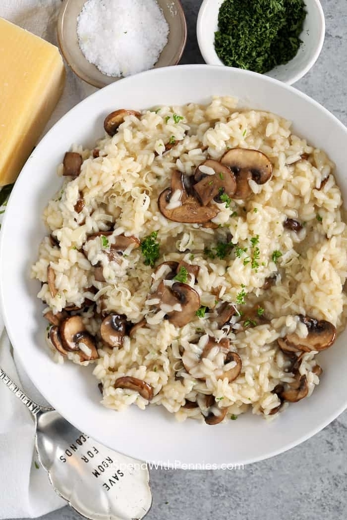 risotto rezept pilze einfache und schnelle geichte ohne fleisch vegetarisch essen ideen
