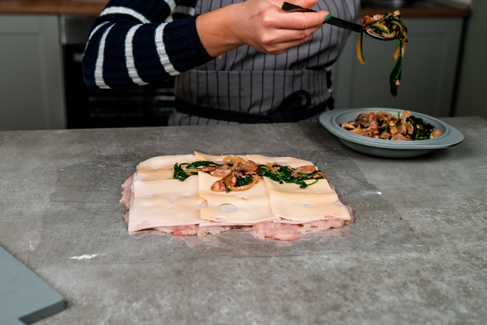 cordon bleu rezept archzine studio schinken hähnchenfleisch füllung mit zweibel käse