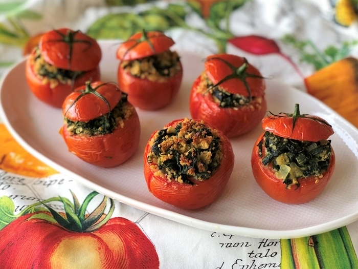 gefüllte tomaten im backofen gerichte unter 30 minuten vegetarische rezepte