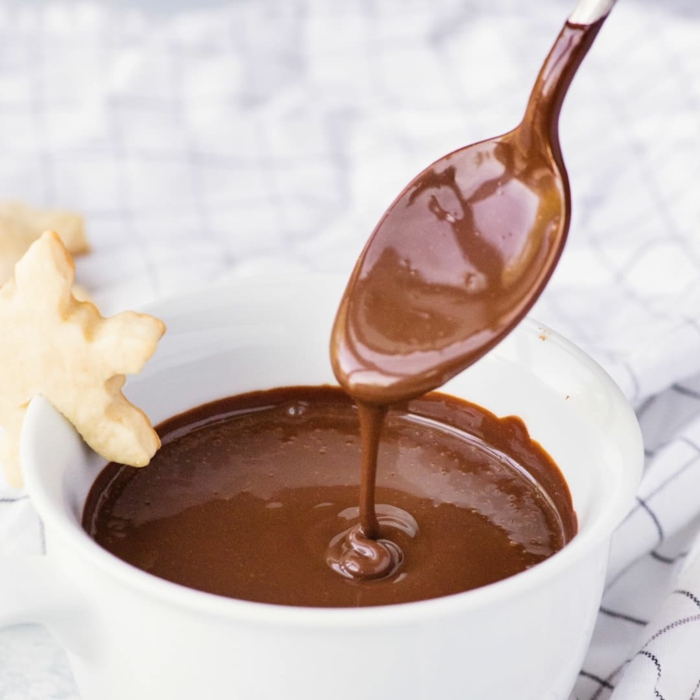 geschmolzene schokolade kakao selber machen leichtes rezept ideen zu weihnachten hot chocolate