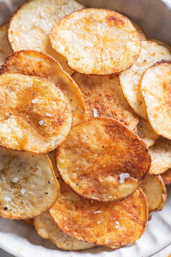 gesunde chips im backofen zubereiten schnelle rezepte filmabend snacks rezept
