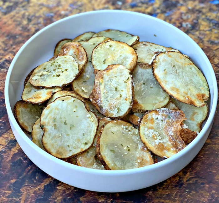 gesunde chips selbst machen fingerfood rezepte leicht und schnell diy kartoffelchips