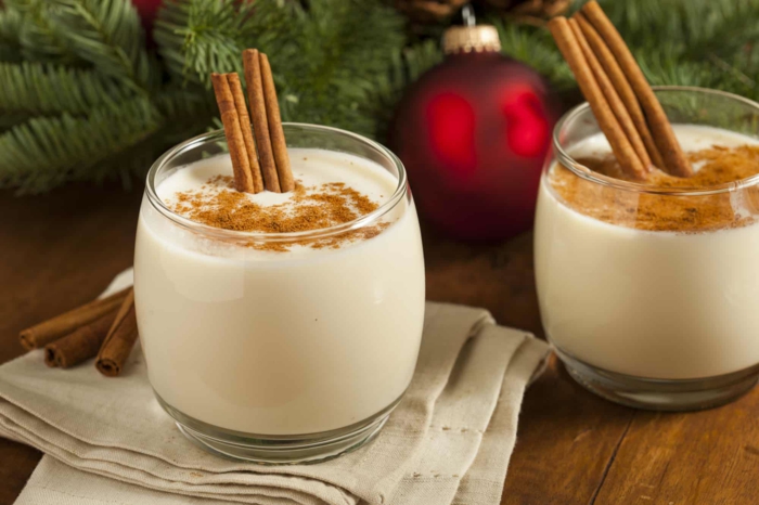 hausgemachte weihnachtsgetränke zubereiten eggnog recipe traditionelle amerikanische rezepte zu weihnachten