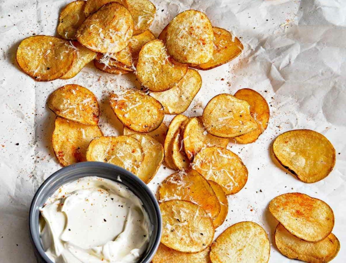 köstliche chips selber machen ofen snacks ideen und rezept leicht und schnelle