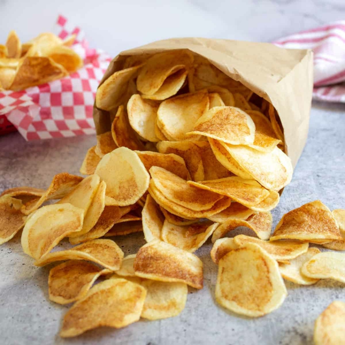 köstliche chips zubereiten kartoffelchips selber machen backofen leichtes und schnelles rezept
