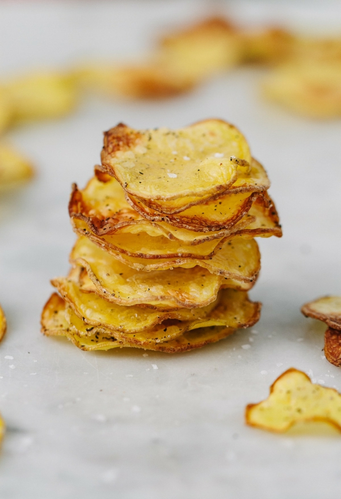 leckere und gesunde chips selber machen im backofen filmabend snack zubereiten