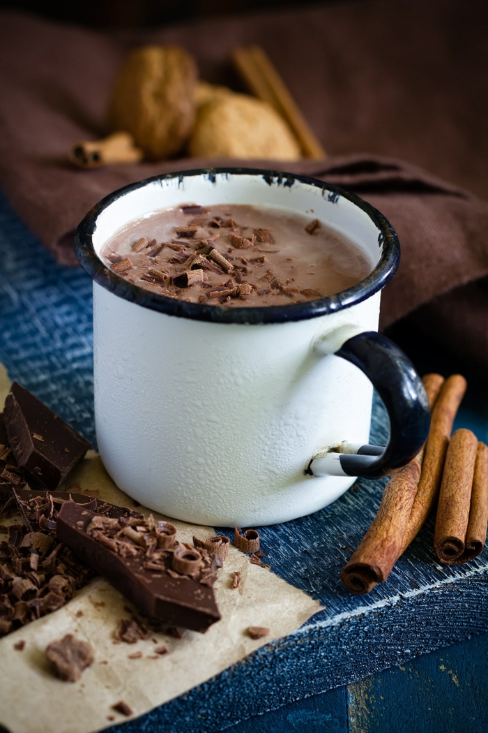 nachtisch getränk heißer kakao selber machen zu weihnachten leckere weihnachtsgetränke zubereiten