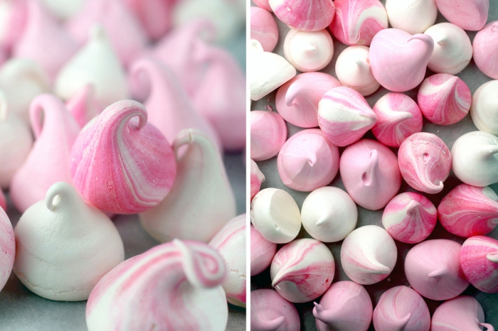 traditionelle französische süßigkeiten pinke baiser selber machen rezept einfach und schnell