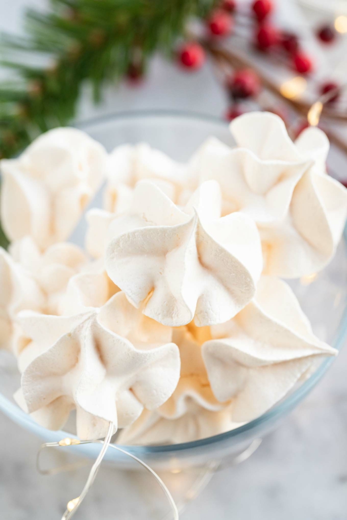 weißes meringue gebäck rezept baiser französisch und traditionell selber machen kaffee gebäck zubereiten