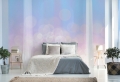 Pastellfarbene Fototapeten im Schlafzimmer und wie sie das Styling verändern