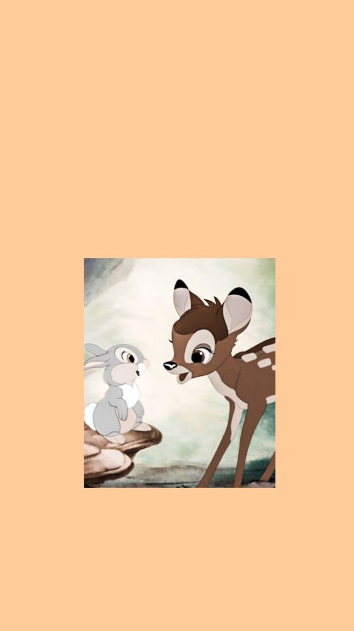bambi und klopfer der hase hintergrundbilder disney figuren süß wallpaper aesthetic handy