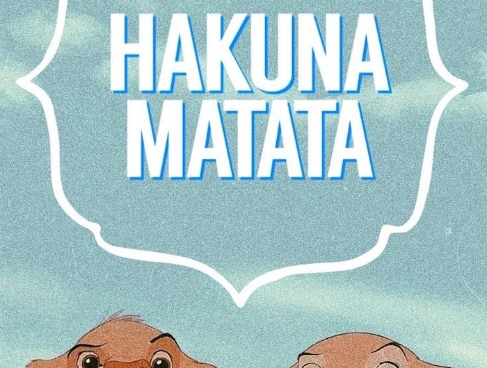 klassische disney hintergrundbilder handy simba und nala der könig der löwen hakuna matata spruch wallpaper ideen handy