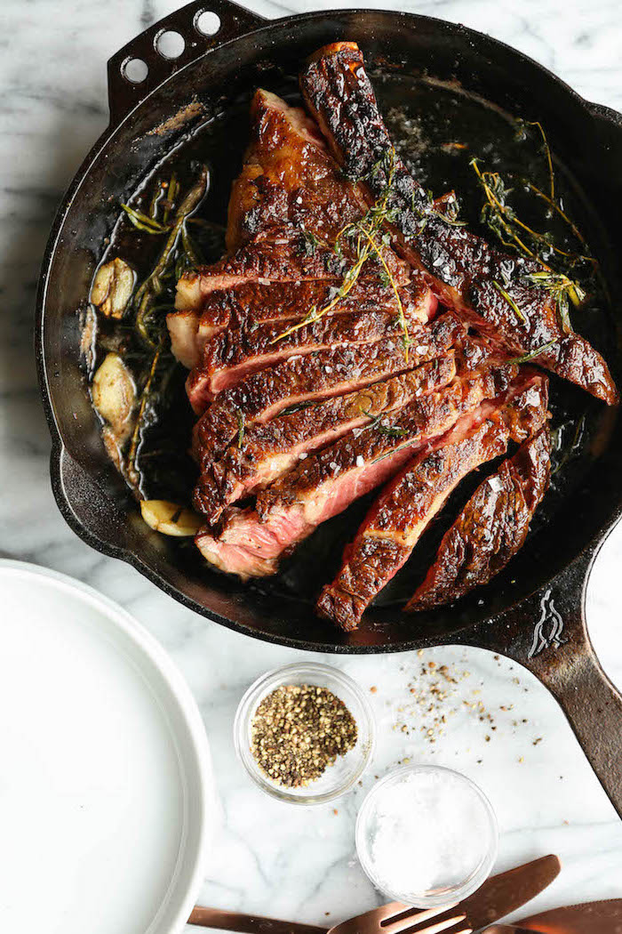 rib eye steak grillen entrecote rip eye steak zubereiten rezept für rub eye steak in pfanne braten pfeffer