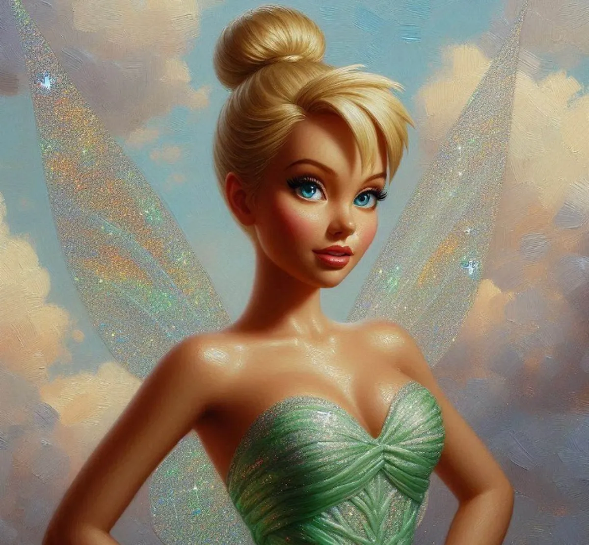 tinkerbell realistisches bild disney hintergrundbild für pc