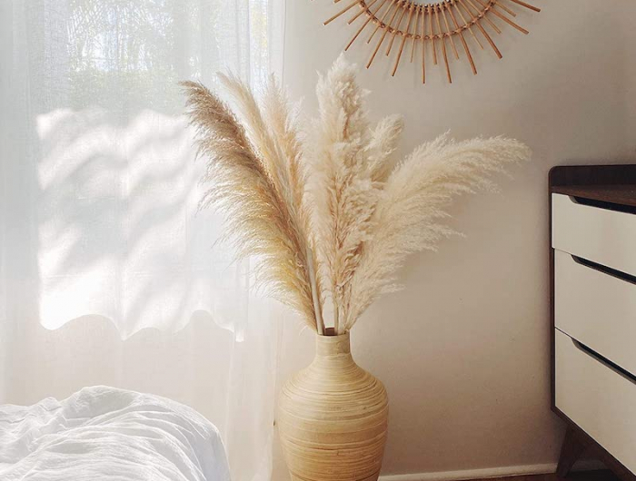 13 große vase pampasgras pflege schlafzimmer deko