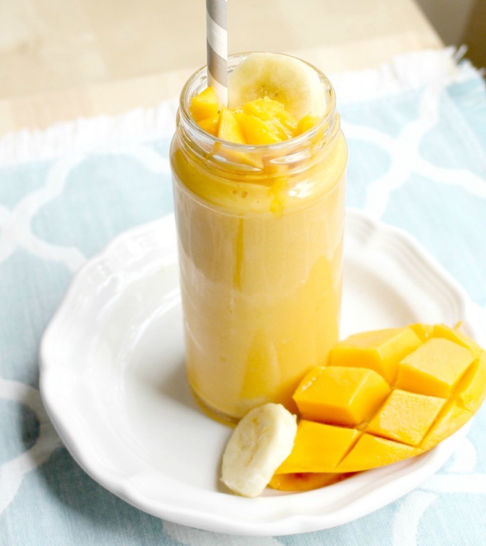 mango milchshake rezept selber machen milch eis wie macht man milchshake mit eis und mango glas mit milchshake mango und bananen