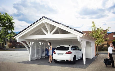 aluminium carport doppelcarport holz unterschiedliche carport varianten carport aus holz weiß mann und frau
