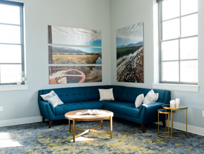 wohnzimmer einrichten moderne wanddeko leinwandfoto inspiration