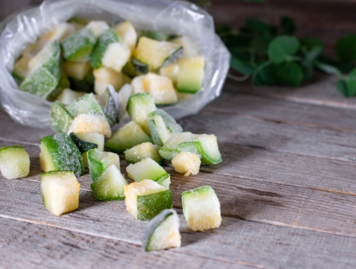zucchini haltbar machen gemüse richtig einfrieren