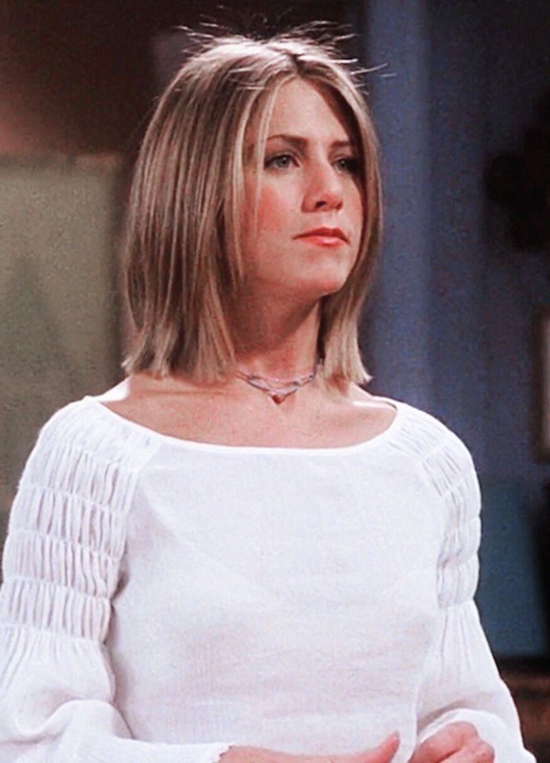 frisuren für dünne haare jennifer aniston als rachel green