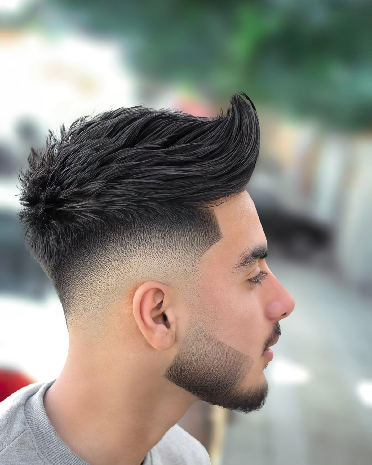 parsamotick1 undercut mit quiff und rasierten kanten