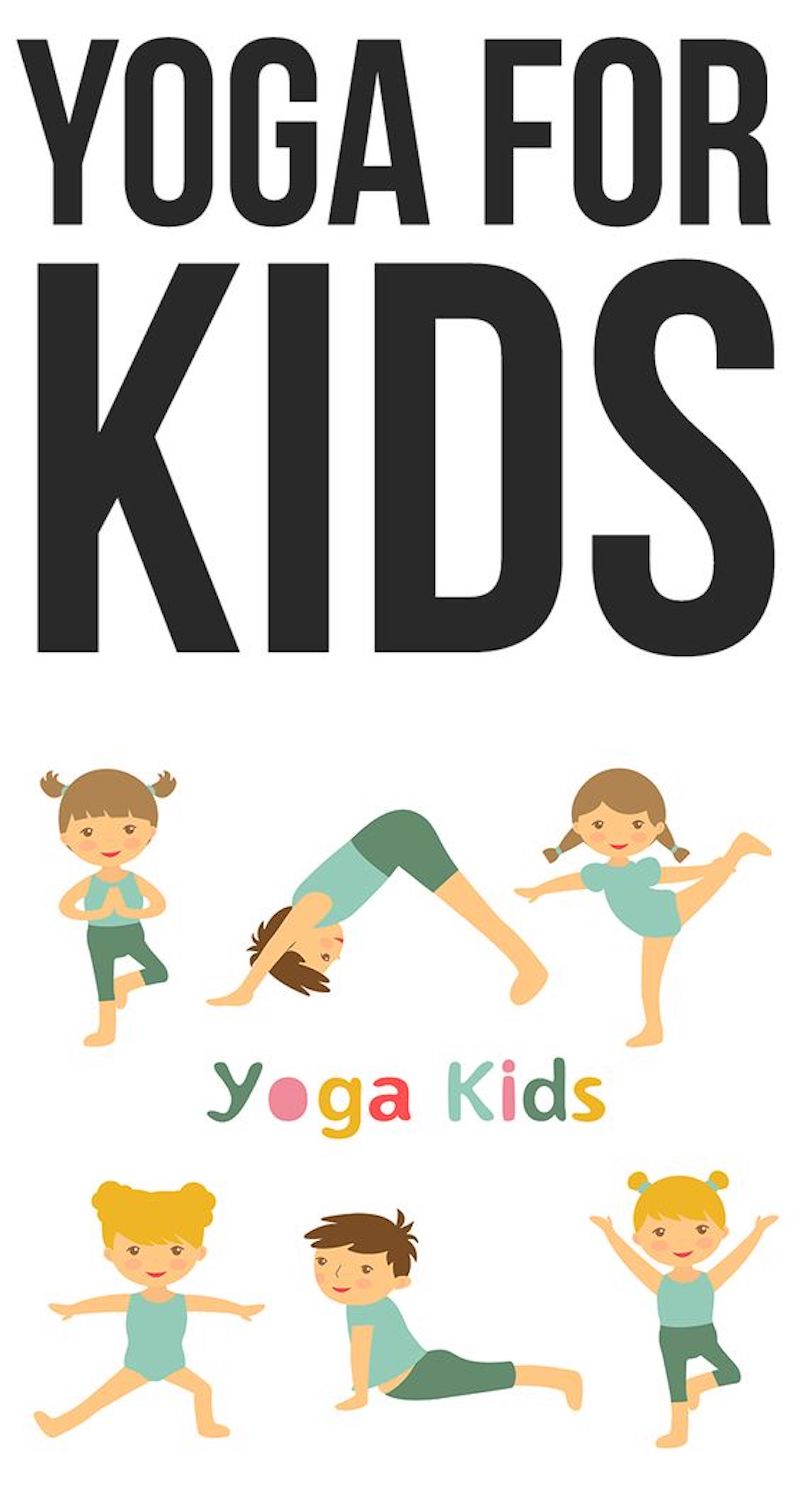 sport für kinder zu hause yoga für kinder illustriert