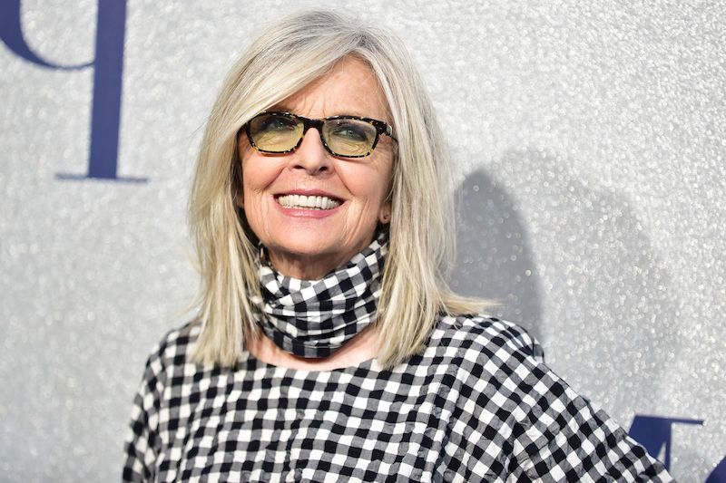 frisuren mittellang stufig mit pony ab 50 diane keaton