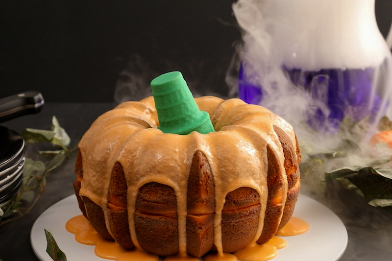 halloween kuchen halloween backen torte selber machen kürbis kuchen mit glasur