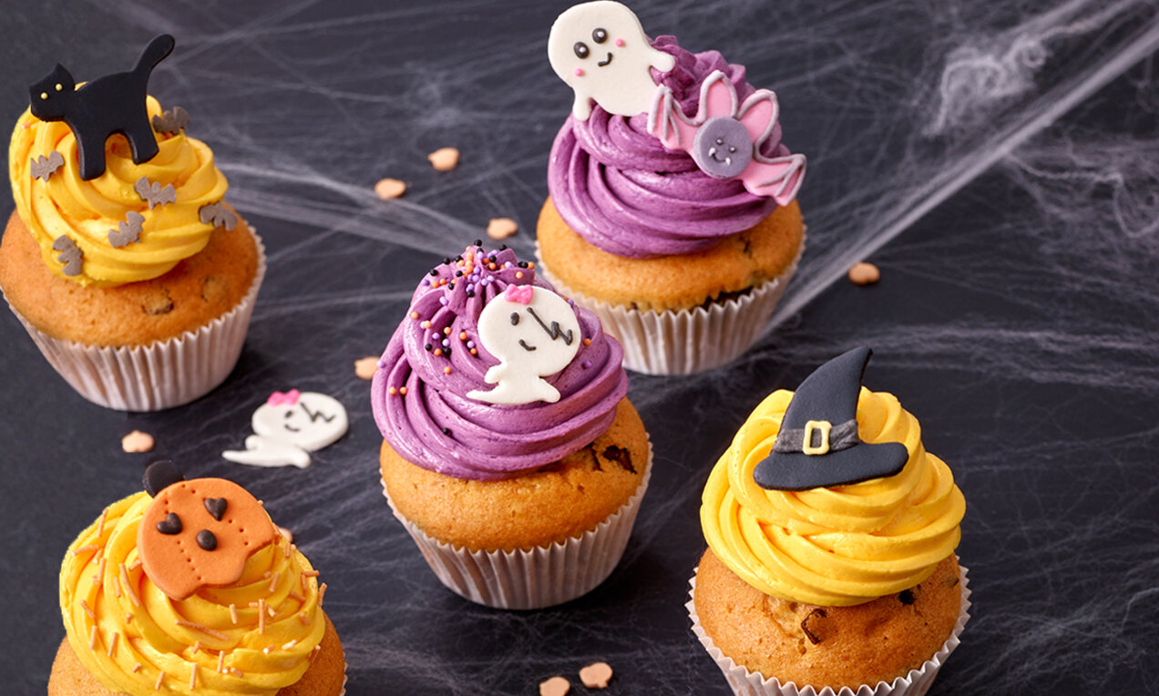 halloween kuchen selber machen rezept für halloween backen cupcakes halloween mit kürbis kreme katzen