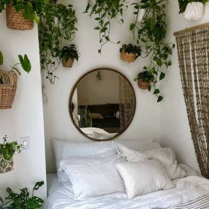 inspiration einrichtung luftreinigende pflanzen schlafzimmer ideen