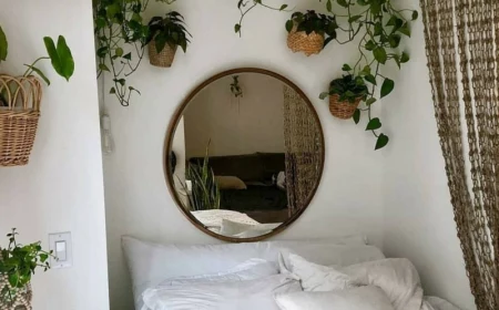 inspiration einrichtung luftreinigende pflanzen schlafzimmer ideen
