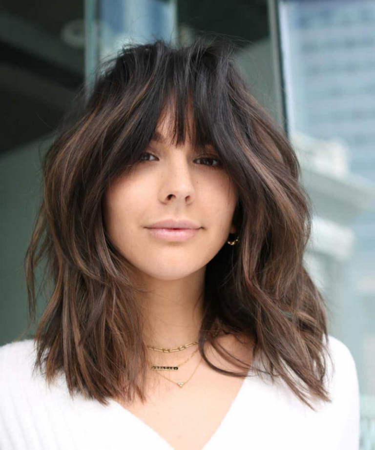 Schulterlange Haare Mit Pony Und Brille Schulterlange Haare mit Pony - Stylische Inspiration - ArchZine