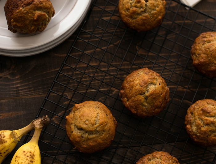 muffins backen mit bananen leckere dessert ideen