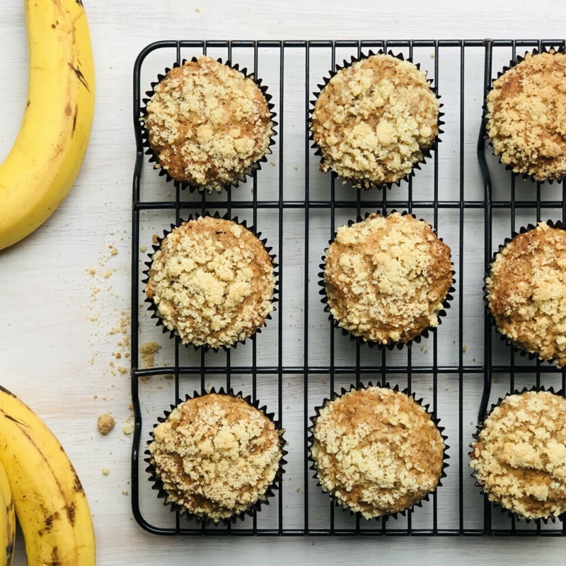 nachtisch ideen zum selbermachen muffins reife bananen verwerten