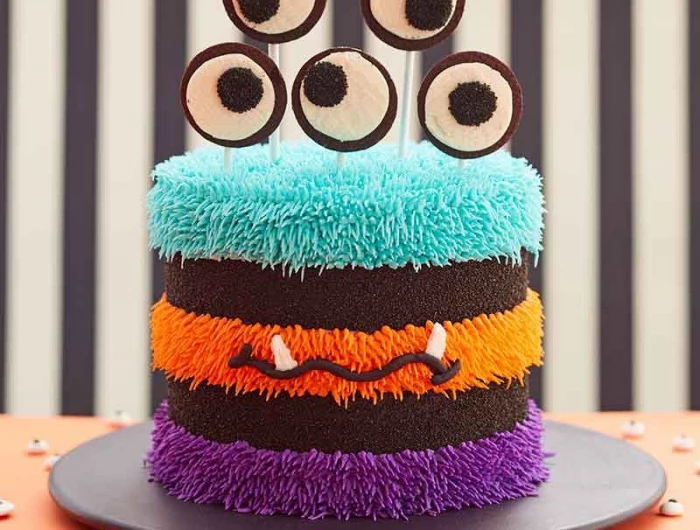 rezepte halloween halloween kuchen bunte torte monster eye