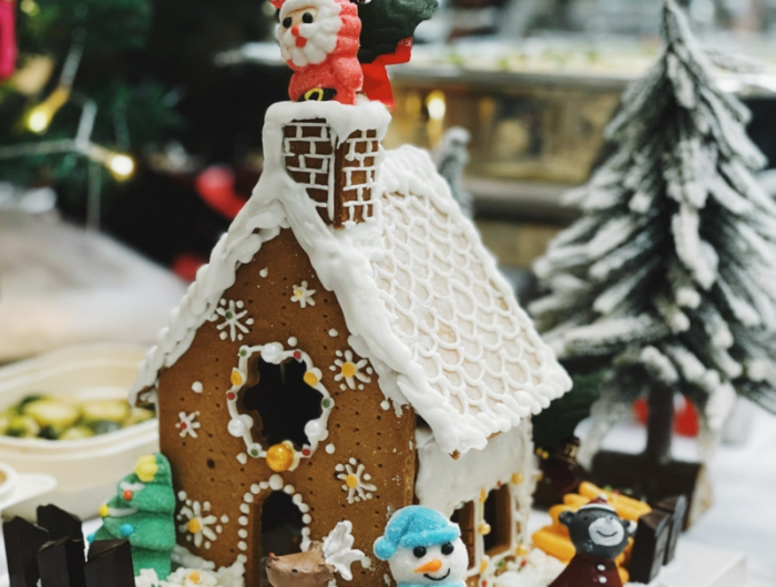 5 weihnachten nachtisch ideen lebkuchenhaus aus butterkeksen selber machen