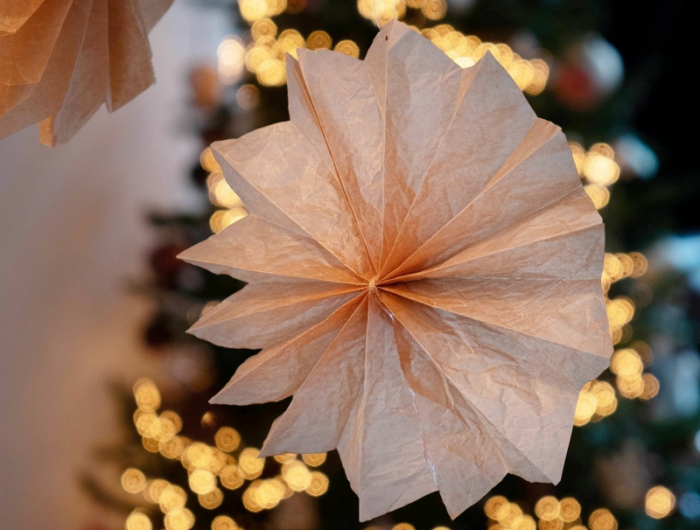 6 schöne dekoration weihnachtssterne basteln papier ideen